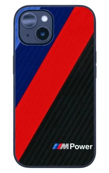 iPhone 14 Tamperli Glossy Cam Kapak - BMW 9
