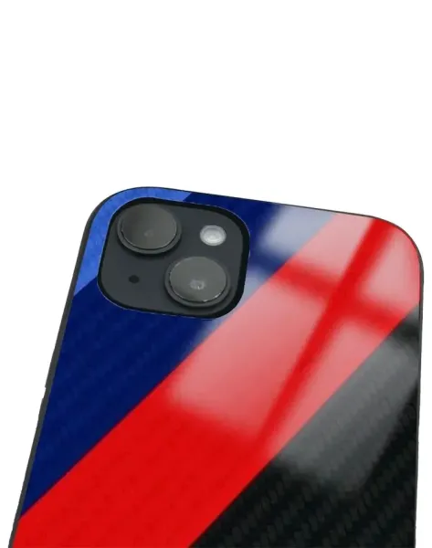 iPhone 14 Tamperli Glossy Cam Kapak - BMW 9