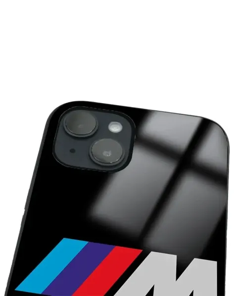 iPhone 14 Tamperli Glossy Cam Kapak - BMW 10