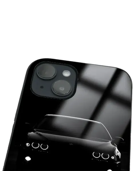 iPhone 14 Tamperli Glossy Cam Kapak - Broken 2