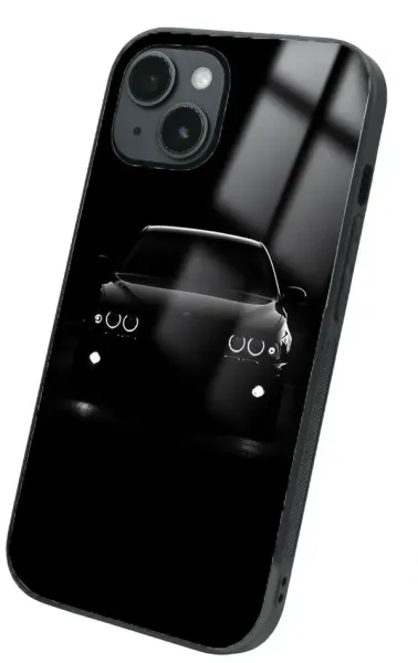 iPhone 14 Tamperli Glossy Cam Kapak - Broken 2