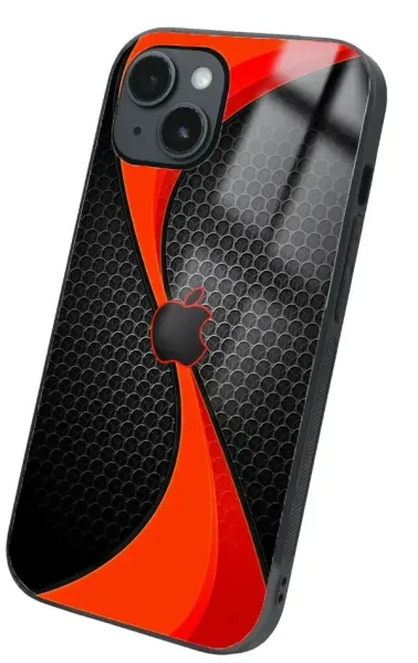 iPhone 14 Tamperli Glossy Cam Kapak - Bükey