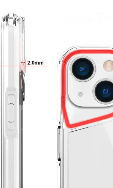 iPhone 15 Kılıf Airbag Köşe Tasarımlı T-Max Kapak