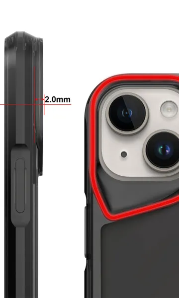 iPhone 15 Kılıf Airbag Köşe Tasarımlı T-Max Kapak