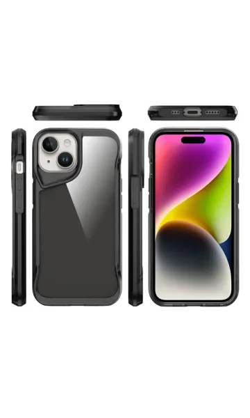 iPhone 15 Kılıf Airbag Köşe Tasarımlı T-Max Kapak