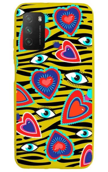 Xiaomi Redmi 9T Lansman Kılıf - Eye Of The Heart