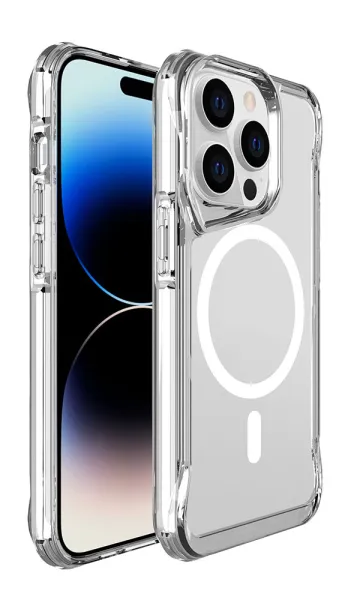 iPhone 14 Pro Max Kılıf Airbag Köşe Tasarımlı M-Safe Şarj Özellikli T-Max M-Safe Kapak