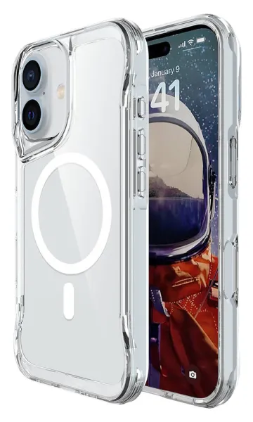 iPhone 16 Kılıf Airbag Köşe Tasarımlı M-Safe Şarj Özellikli T-Max M-Safe Kapak