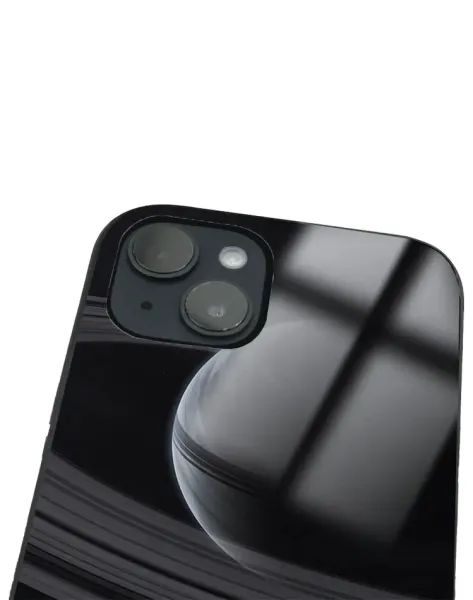 iPhone 14 Tamperli Glossy Cam Kapak - Gezegen