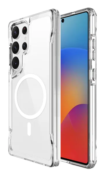 Samsung Galaxy S25 Ultra Kılıf Airbag Köşe Tasarımlı M-Safe Şarj Özellikli T-Max M-Safe Kapak