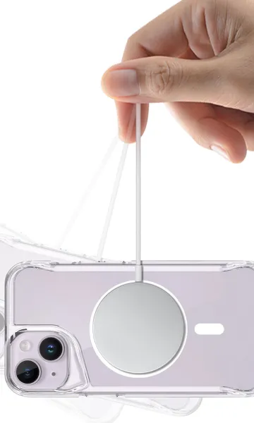 iPhone 15 Magsafe Kılıf Airbag Köşe Tasarımlı M-Safe Şarj Özellikli T-Max M-Safe Kapak
