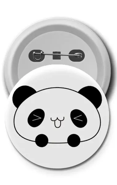 Buton Rozet - Bebe Panda