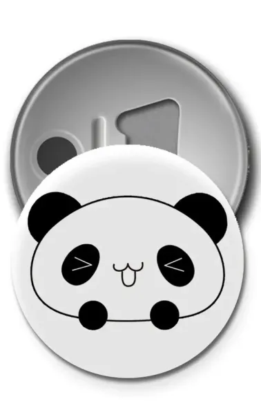 Buton Rozet - Bebe Panda