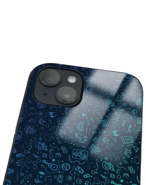 iPhone 14 Tamperli Glossy Cam Kapak - Mix