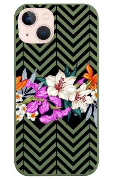 iPhone 13 Lansman Kılıf - Çiçek