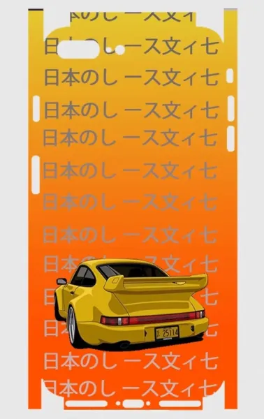iPhone 7 Plus Telefon Kaplama - Porsche 911 JDM
