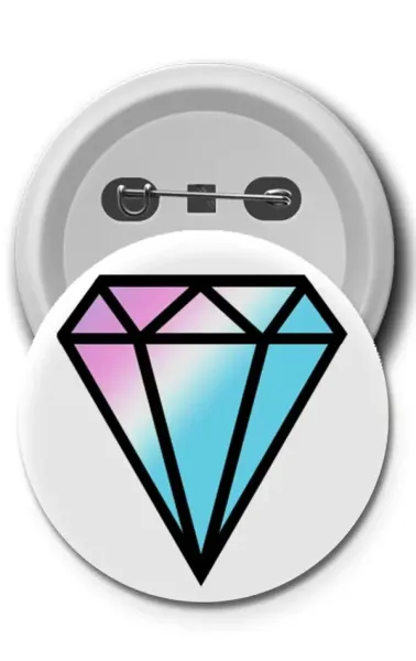 Buton Rozet - Diamound