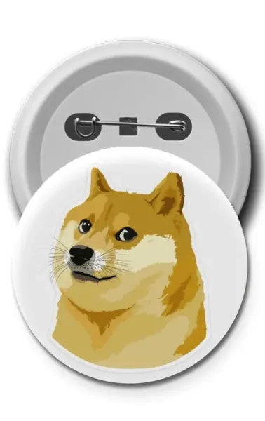 Buton Rozet - Doge