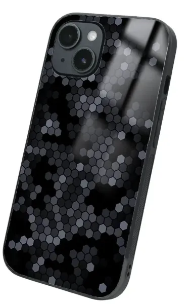 iPhone 14 Tamperli Glossy Cam Kapak - Petek