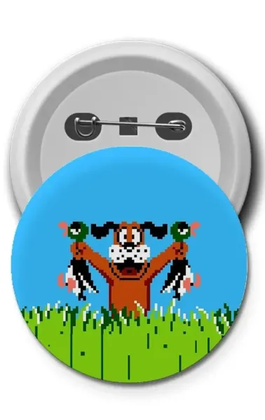 Buton Rozet - Duck Hunt