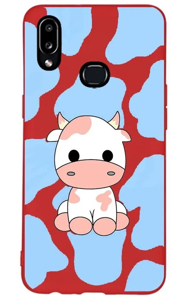 Samsung Galaxy A10s Lansman Kılıf - İnek