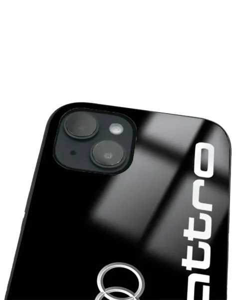 iPhone 14 Tamperli Glossy Cam Kapak - Quattro