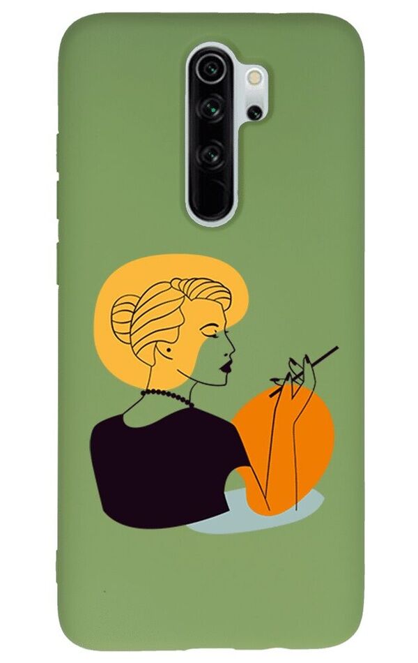 Xiaomi Redmi Note 8 Pro Lansman Kılıf - Art Woman 2