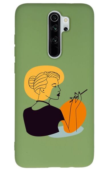 Xiaomi Redmi Note 8 Pro Lansman Kılıf - Art Woman 2