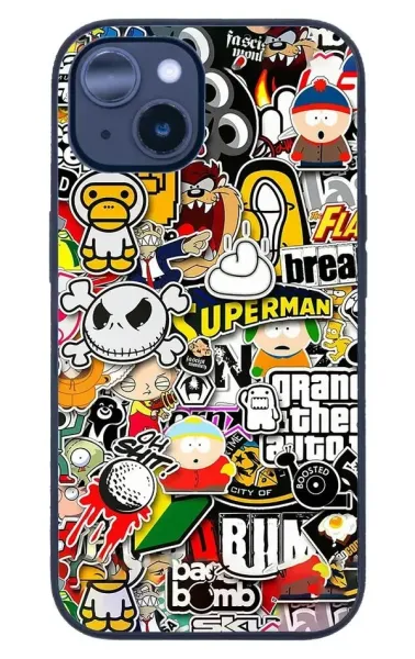 iPhone 14 Tamperli Glossy Cam Kapak - Sticker Brand