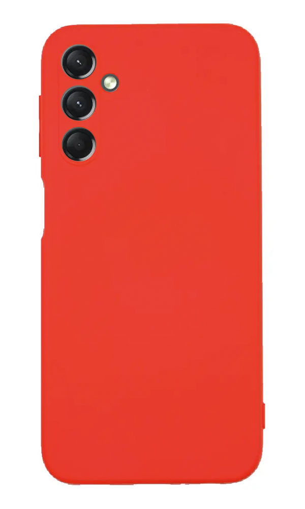 Samsung Galaxy A24 Kılıf Tasarla Lansman Dokulu Kapak Kırmızı