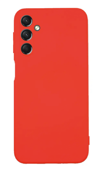 Samsung Galaxy A24 Kılıf Tasarla Lansman Dokulu Kapak Kırmızı