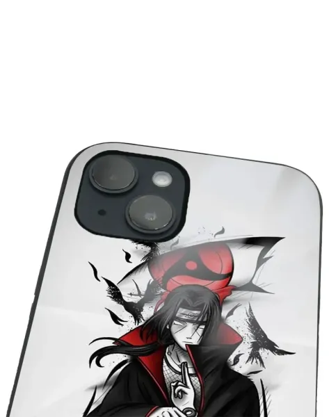 iPhone 14 Plus Tamperli Glossy Cam Kapak - Anime 2