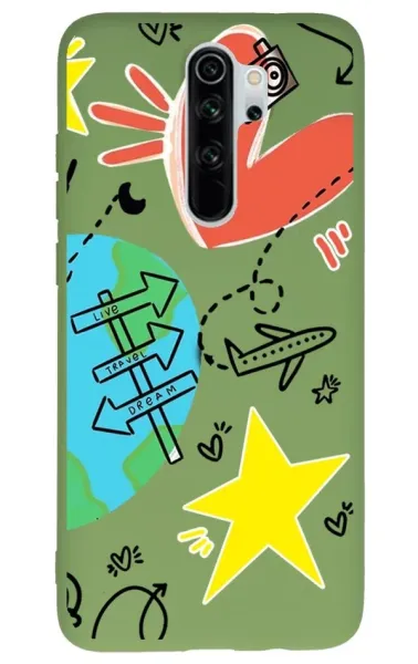 Xiaomi Redmi Note 8 Pro Lansman Kılıf - World
