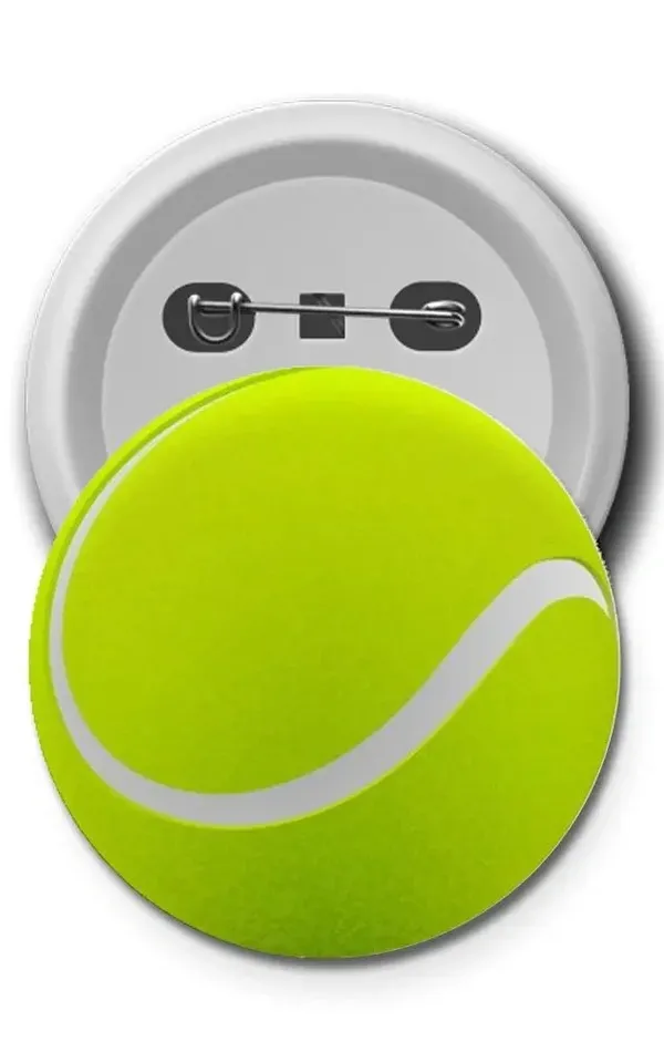Buton Rozet - Tennis Ball