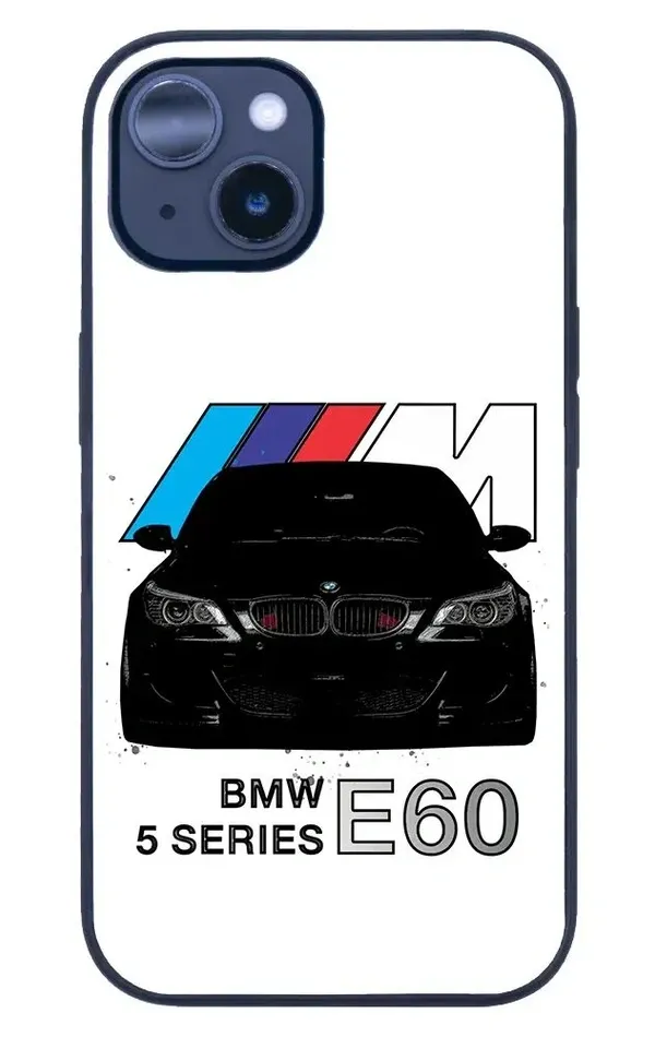 iPhone 14 Plus Tamperli Glossy Cam Kapak - BMW 4
