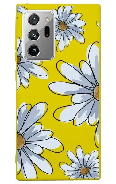 Samsung Galaxy Note 20 Ultra Lansman Kılıf - Papatya