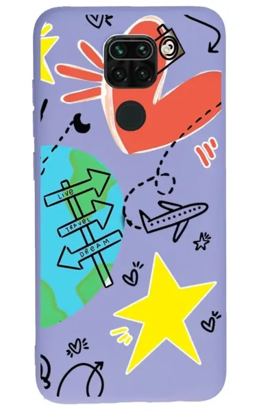 Xiaomi Redmi Note 9 Lansman Kılıf - World