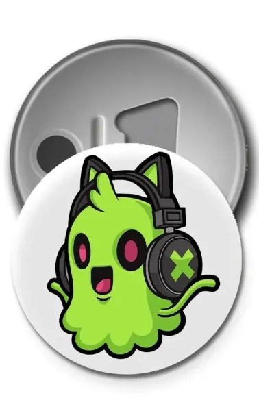 Buton Rozet -Cute Ghost