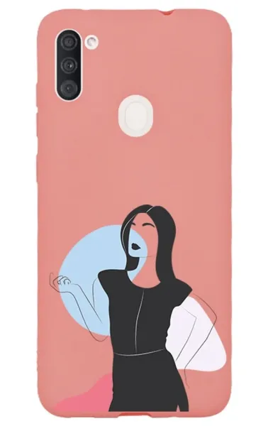 Samsung Galaxy A11 Lansman Kılıf - Art Woman 1