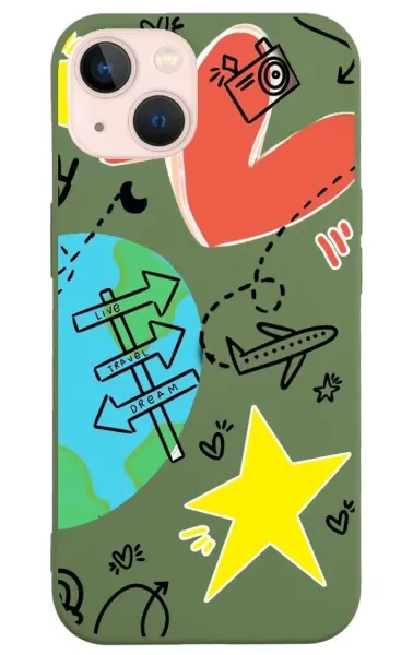 iPhone 13 Lansman Kılıf - World