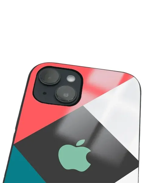 iPhone 14 Plus Tamperli Glossy Cam Kapak - Colors Ap
