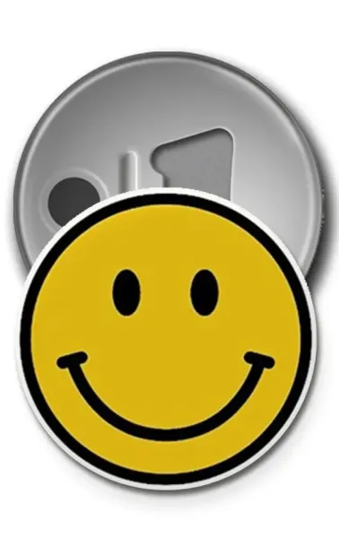 Buton Rozet - Emoji