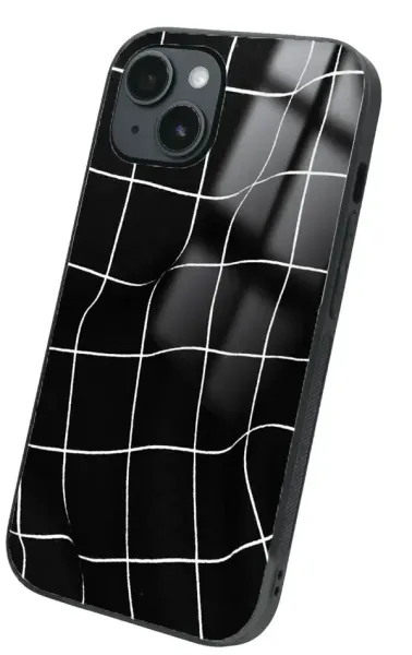 iPhone 14 Plus Tamperli Glossy Cam Kapak - Dış Bükey