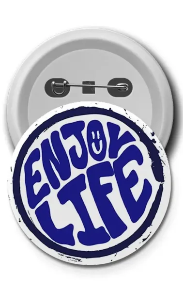 Buton Rozet - Enjoy