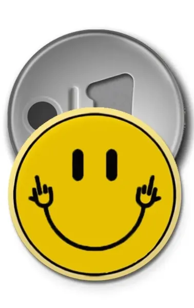 Buton Rozet - Fcksmile