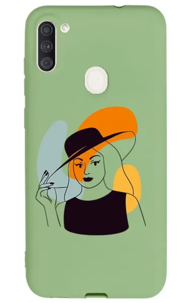 Samsung Galaxy A11 Lansman Kılıf - Art Woman 4