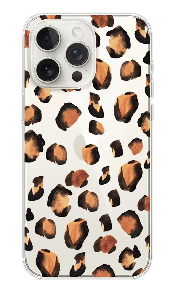 Leopar Blank Şeffaf Silikon Kılıf
