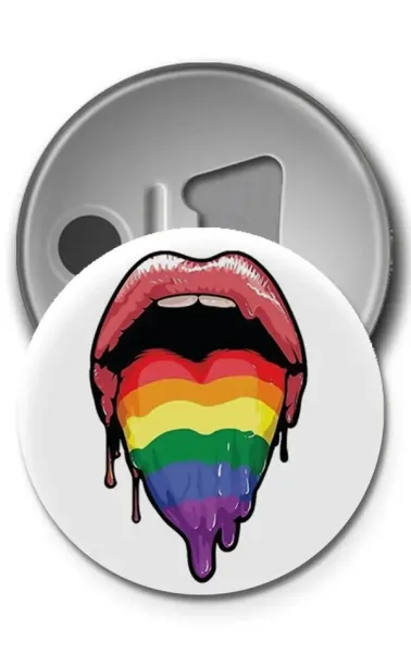 Buton Rozet - Rainbow