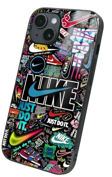 iPhone 14 Plus Tamperli Glossy Cam Kapak - Grafiti 2