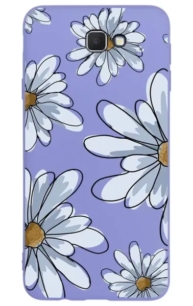 Samsung Galaxy J7 Prime Lansman Kılıf - Papatya Lila